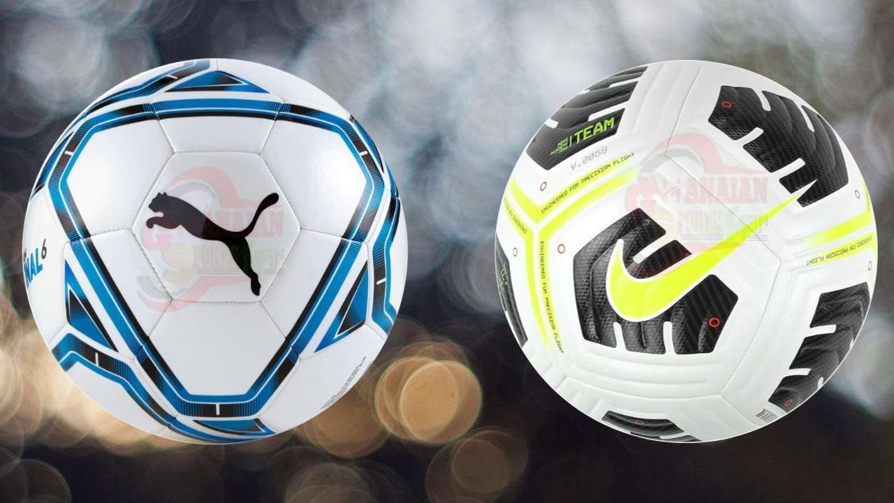 Puma and Nike Ball