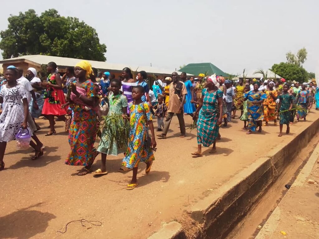 Palm Sunday Procession in Jirapa