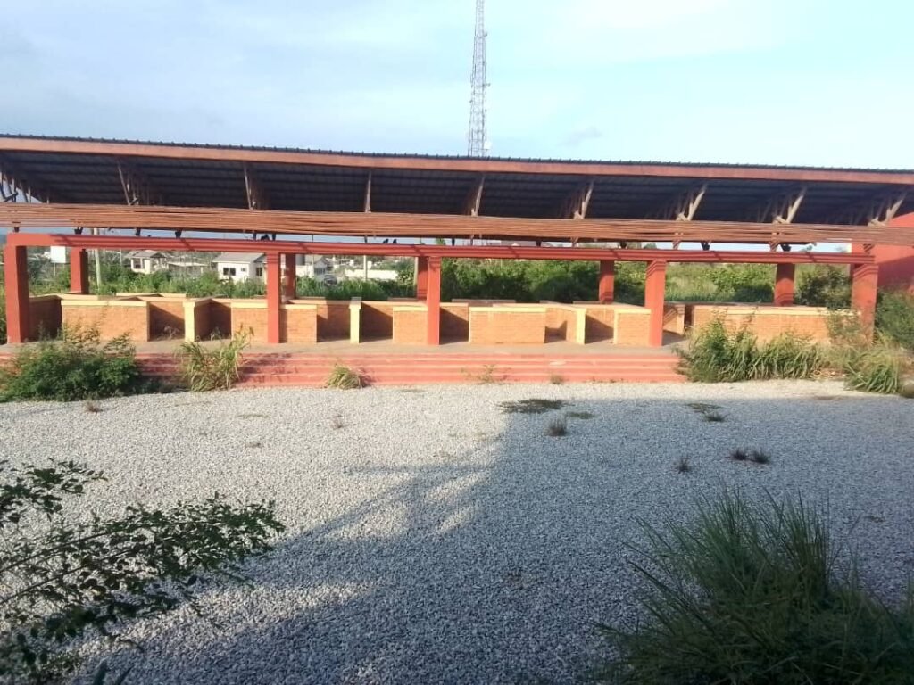 The new market in Mempeasem, constructed to uplift small traders, remains locked and forgotten.