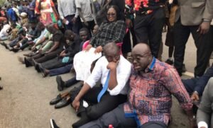 Minority Condemns EOCO Over Wontumi’s Arrest minirity at eoco headquaters